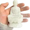 Figuras de Guanyin y Buda Tathagata de Resina de Imitación de Jade Luminoso al por Mayor, Manualidades para el Hogar, Artículos de Exhibición, Suministro para Transmisiones en Vivo