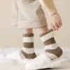 Comércio exterior transfronteiriço meias de veludo coral masculinas outono e inverno sapatos de chão quentes e meias meias de dormir de inverno atacado Amazon