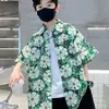 Camisas para Niños, Camisas de Verano, Manga Corta, Hermoso Patrón de Rosas, Venta al por Mayor de Verano, Estilo Hong Kong, Vacaciones en la Playa para Niños, Moda Infantil