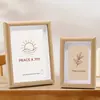 Marco de Fotos Hueco Transfronterizo de 6 Pulgadas de Madera Soporte de Exhibición Tridimensional Marco Creativo para Montaje de Fotos de Pared DIY Marco para Fotos A4 Venta al por Mayor