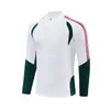 Conjunto de Traje de Entrenamiento de Fútbol de Manga Larga con Media Cremallera Otoño Invierno Personalizado Fitness Running Top Pantalones Kit de Fútbol para Equipo Kit de Partido