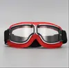 Espelho de Guidão de Motocicleta Óculos Retro Estilo Harley à Prova de Vento Areia Veículo Elétrico Capacete Meio Capacete Respirável e Seguro