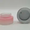 Venta al por mayor del fabricante Botella de Crema con Tapa de Raya Vertical Botella de Empaque Botella de Set para Cuidado de la Piel 30ml Botella Dispensadora de Loción de Vidrio