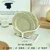 Plato de Cerámica Color Crema para Huesos para Uso Doméstico, Nuevo Modelo 2026 Plato Pequeño, Plato para Snacks, Plato para Desechos de Mesa