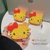 Case Protetor Waffle KT Cat para AirPods Pro 1ª/2ª Geração Apple Headset Bluetooth AirPods3