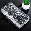 Ladrillo de Vidrio Super Blanco Ladrillo de Cristal Transparente Cuadrado Pared Divisoria Baño Internet Rojo Arte Sólido Hueco Patrón de Hielo