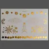 Adesivos de tatuagem facial de céu estrelado com glitter dourado e prateado, designs de planetas e estrelas, adesivos de tatuagem temporária à prova d'água para festivais de música e festas
