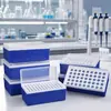 Caja de Tubos de Centrifugación de Plástico de 0.2/0.5/1.5/5/10/15ml Soporte para Tubos de Ensayo Caja de Almacenamiento para Tubos de Centrifugación Suministros Experimentales