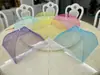 5 Coberturas de Comida, Coberturas à Prova de Poeira, Coberturas Transparentes para Vegetais, Coberturas Retangulares Dobráveis Anti-Mosquito, Coberturas de Mesa para Piquenique ao Ar Livre