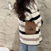 2024 Invierno Nueva Moda Mini Monedero Infantil Estilo Occidental Versión Coreana Más Fácil de Combinar Bolso de Silla de Montar Bolso de Hombro para Niñas
