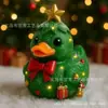 Decoraciones Navideñas Pato de Jengibre Decoraciones Navideñas para Árbol de Navidad Adornos de Escritorio Pato Juguetes Navideños Pequeños Regalos