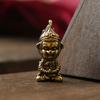 Colgante Decorativo Rey Mono Zen Latón Retro Regalo de Buena Suerte Llavero Colgante Rey Mono Cuerda Hecha a Mano