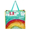 Bolsa Não Tecida Reciclável RPET Ecológica Bolsa Não Tecida Laminada Feita Sob Medida Bolsa Mensageiro de Tecido Lixin Bolsa Peritoneal Atacado