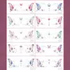 Pegatinas de Maquillaje para Ojos de Mariposa con Purpurina En Stock Venta al por Mayor Escenario Fiesta Pegatinas para Esquina de Ojos con Lentejuelas Sin Pegamento Pegatinas Decorativas para la Cara Fijas