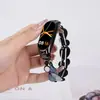 Adecuado para Xiaomi Mi Band 9ª Generación, 10ª Generación, 8/7/6/5 Pulseras, Estrella Pluma Colorido Hecho a Mano Pulsera de Estrella de Cinco Puntas Correa de Reloj