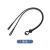 Cordón de silicona de tres agujeros para gafas, hebilla ajustable, deportivo, antideslizante, anticaída, silicona suave elástico, cordón para gafas de color