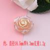 Luminoso Transparente Cheirando Rosa Caseiro diy Telefone Móvel Caso Hairpin Strap Patch Creme Cola Brincos Decorações