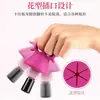 Herramientas para Uñas Cubierta Portátil para Esmalte de Uñas Botella de Silicona Portátil para Uñas Soporte Fijo Antisalpicaduras Punto de Fábrica