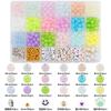 24 grade menina pulseira de contas diy contas artesanais garra de gato contas soltas pulseira acessórios material pacote brinquedos infantis