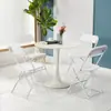 Silla plegable para uso doméstico, sala de conferencias, silla de comedor, asientos para público de conciertos, silla de espera para restaurante, silla plegable de plástico simple