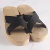 Sandalias y Chanclas de Mujer Estilo Étnico con Cuña de Suela Gruesa de EVA para Verano, Chanclas Ligeras, Nuevos Zapatos Casuales para Interior y Playa
