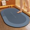 Alfombra Suave Absorbente de Barro Diatómico para Entrada de Baño, Alfombra de Puerta de Inodoro, Alfombra Avanzada Sensorial Resistente a la Suciedad para Inodoro