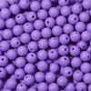 Cuentas Redondas Acrílicas de Color Sólido de 6-16 mm Material para Manualidades DIY de Niños Cuentas de Color Caramelo Cuentas Dispersas Venta al por Mayor