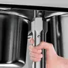 Llave de vaso - Una llave hexagonal hueca de doble extremo que ahorra energía, una herramienta de reparación versátil adecuada para instalar grifos y herrajes (plata)