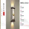 Luces solares de pared para exteriores con iluminación hacia arriba y hacia abajo, luces para pilares a ambos lados de la puerta, luces de pared exteriores para balcón impermeables, luces de pared para patio de villa