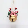 Adornos de Campana de Navidad Transfronterizos con Cuerda, Decoraciones para Árbol de Navidad, Montaje de Escena para Fiestas, Decoraciones para Colgar en Casa