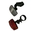 Reflector de bicicleta reflector para tubo de asiento de bicicleta de montaña reflector para manillar delantero luz trasera de cola luz de advertencia nocturna