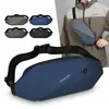 Riñonera de Moda Transfronteriza para Hombre, para Viajes al Aire Libre, Bolso de Pecho Multifuncional de Gran Capacidad, Bolso Cruzado de Hombro Casual y Versátil