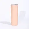 Copo Rígido para Sublimação 20oz Aço Inoxidável 304 com Isolamento a Vácuo Portátil Cooler de Gelo Portátil para Carro com Canudo Portátil