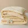 Colcha de fibra de soja, colcha de algodão, colcha de primavera e outono, colcha de inverno, colcha de ar condicionado, roupa de cama para estudante de dormitório individual, adequada para todas as estações