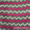 Suministro de fábrica máquina redonda tejido de punto jacquard lana de aguja gruesa serie copo de nieve Navidad l zapatos de interior tela para zapatos