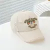 Sombrero de Verano 2026 Gorra de Béisbol Infantil Oso Sonriente Malla Completa Transpirable Malla Protectora Solar Modelo de Exportación