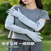 Nuevas Mangas de Hielo de Protección Solar para Mujer Verano 2026, Transpirables de Seda de Hielo Anti-UV, Mangas Protectoras para Brazos de Ciclismo al Aire Libre