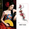 Los Populares Tatuajes Temporales Mate Estilo Pintura China de Temu Son de Larga Duración, Impermeables, con Diseños Florales Tradicionales para Niñas, Tatuajes Realistas que No Reflejan la Luz