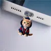 2026 Nuevo Tapón Antipolvo para Teléfono de Gato Tipo-C Universal Dibujo Animado Lindo Colgante Accesorio