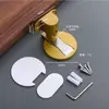 Succión de Puerta de Acero Inoxidable Montada en el Suelo Sin Taladro Tope de Puerta Antiviento Invisible Magnético Táctil de Puerta Tope de Puerta Antirrobo de Ingeniería