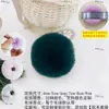 Suministro Listo de Bolas de Pelo de Conejo Rex Imitación de 4-9 cm, Coloridos Accesorios para Joyería DIY, Bolas de Felpa, Colgantes para Equipaje, Accesorios para Ropa