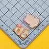 Capibara de Animal de Dibujos Animados Luminoso Transparente con Flor Mochila Sosteniendo Pasador de Pelo Naranja Cuerda para el Cabello Hebilla de Zapato Accesorios de Resina DIY