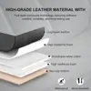 Cojín universal de cuero transpirable para asiento de coche de cuatro estaciones, estilo flecha de cobertura total, cojín de asiento de coche resistente al desgaste y a los arañazos