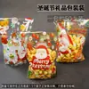 Bolsa de Regalo Navideña, Dulces, Galletas, Palomitas de Maíz, Bolsa de Empaque, Bolsa Pequeña de Regalo Navideña, Bolsa para Empacar Manzanas