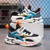 Zapatos para Niños Tenis para Niños Zapatos de Primavera y Otoño para Niños Nuevos de Malla y Piel Transpirables Niños Medianos y Grandes Estudiantes de Primaria Zapatillas para Correr