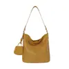 2026 Verano Nuevo Bolso de Hombro Único con Textura Tejida Bolso de Axila de Moda para Mujer Bolso de Mano Estilo Ins Bolso Cubo