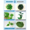 Decoración de Hojas de Potos de Mimbre Sintético Cubierta Falsa Plantas Verdes Embellecer Flor de Enredadera Cubierta de Conducto de Tubería de Agua Aire Acondicionado Hojas Verdes Flores