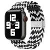 Para Apple Watch 4567/SE Apple Watch con correa de hebilla de nailon elástico tejido de doble sección