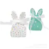 12/24/36 Piezas Caja de Papel Estilo Nuevo Transfronteriza Caja de Dulces con Orejas de Conejo Caja de Regalo para Niños Caja Mini de Pascua