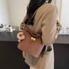 Bolso Pequeño Retro Estampado de Leopardo para Mujer 2026 Otoño e Invierno Nuevo Estilo Bolso Cubo de Hombro Bolso Cruzado de Moda y Versátil